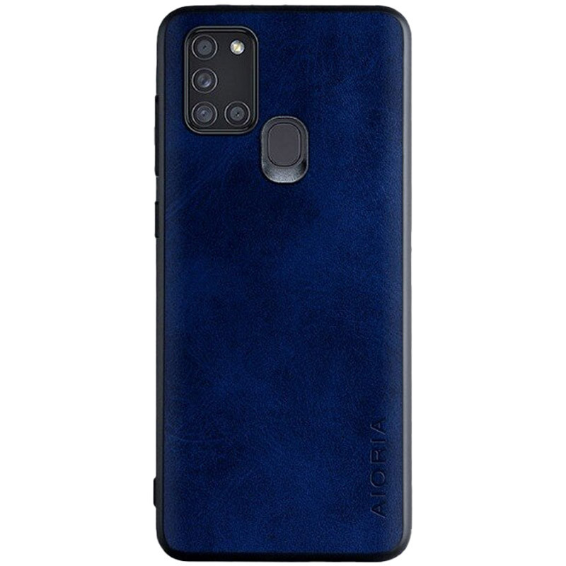 

Кожаный чехол AIORIA Vintage для Samsung Galaxy A21s Синий (147185)