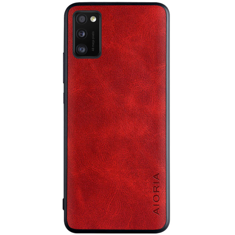 

Кожаный чехол AIORIA Vintage для Samsung Galaxy A41 Красный (147194)