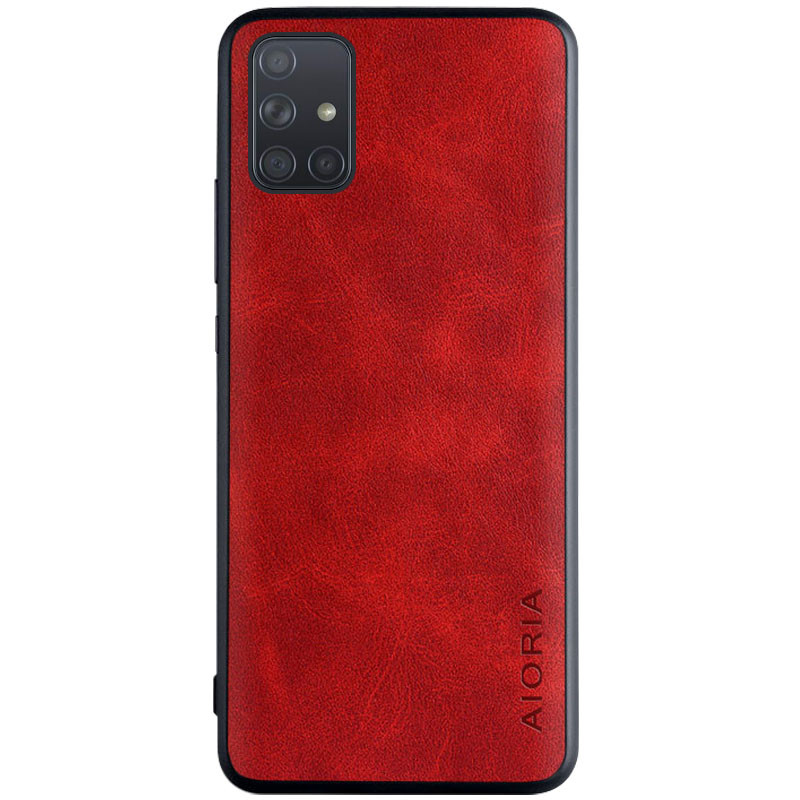 

Кожаный чехол AIORIA Vintage для Samsung Galaxy A51 Красный (147199)