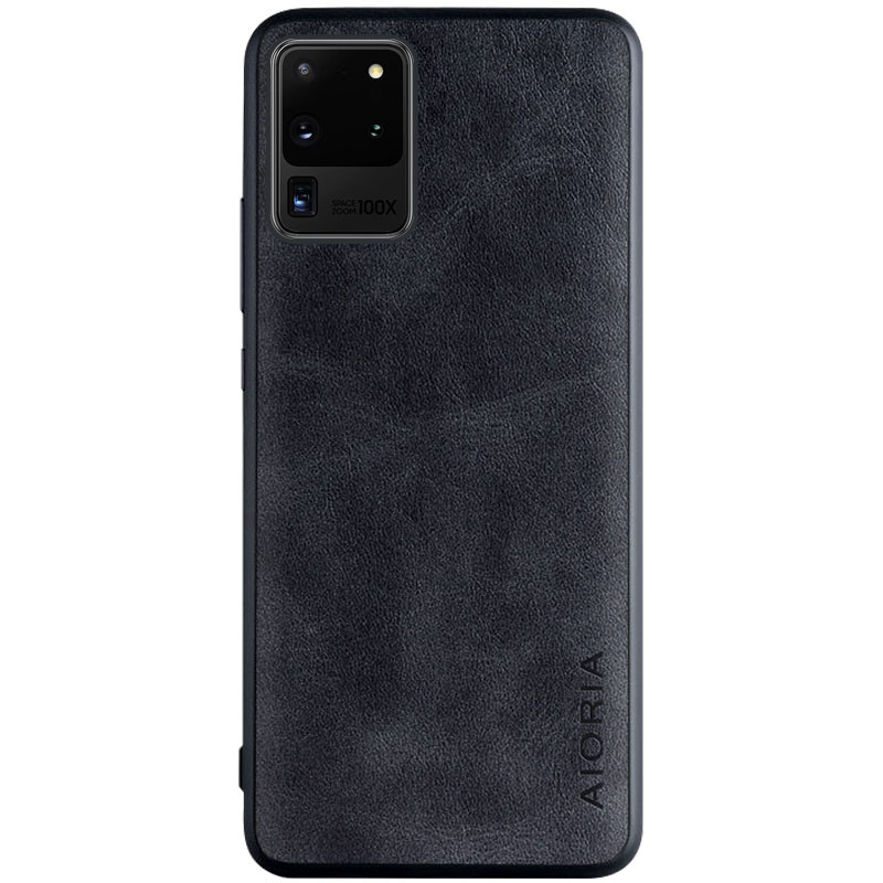 

Шкіряний чохол AIORIA Vintage для Samsung Galaxy S20 Ultra (Чорний)