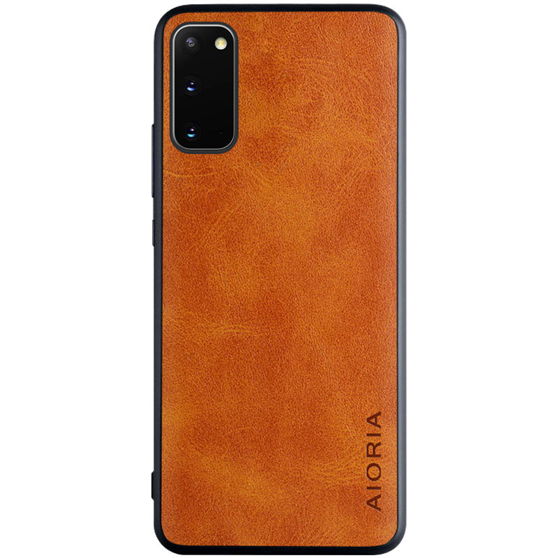 

Шкіряний чохол AIORIA Vintage для Samsung Galaxy S20 (Коричневий)