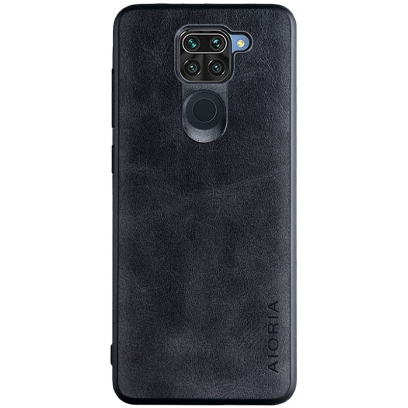 

Кожаный чехол AIORIA Vintage для Xiaomi Redmi 10X Черный (147157)