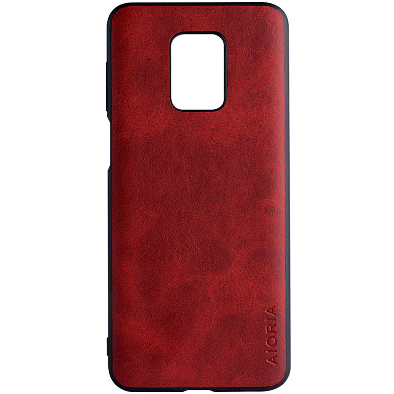 

Кожаный чехол AIORIA Vintage для Xiaomi Redmi Note 9 Pro Красный (147224)