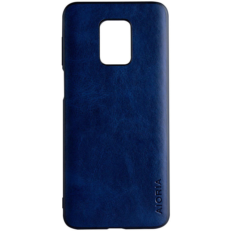 

Кожаный чехол AIORIA Vintage для Xiaomi Redmi Note 9 Pro Max Синий (147225)