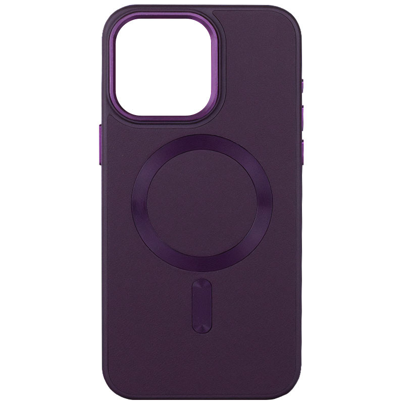 

Кожаный чехол Bonbon Leather Metal Style with MagSafe для Apple iPhone 14 Plus (6.7") Фиолетовый / Dark Purple (257260)