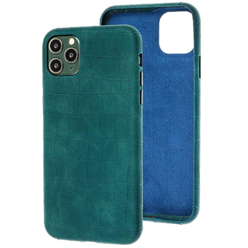 

Кожаный чехол Croco Leather для Apple iPhone 11 Pro (5.8") Green (170450)