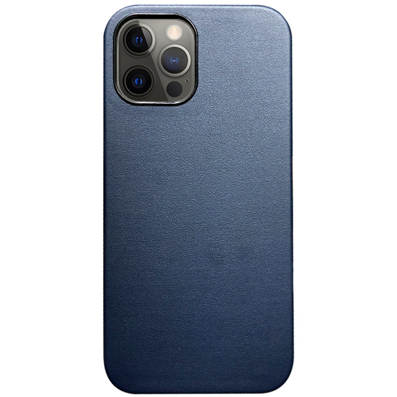 

Шкіряний чохол K-Doo Noble Collection для Apple iPhone 12 Pro (6.1'') (Темно-синій)