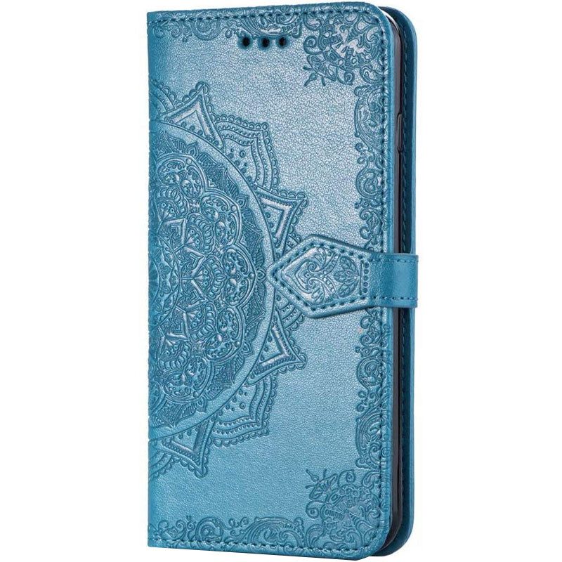 

Шкіряний чохол (книжка) Art Case з візитницею для Oppo A5s (Синій)