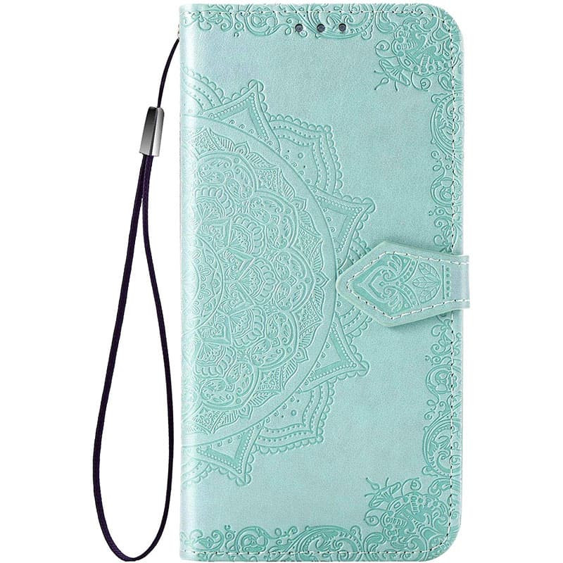 

Шкіряний чохол (книжка) Art Case з візитницею для Realme C11 (2021) (Бірюзовий)