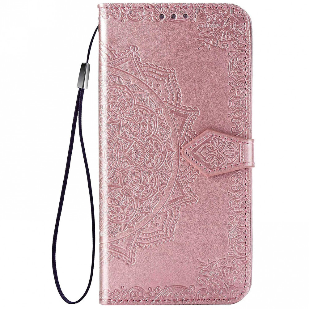 

Шкіряний чохол (книжка) Art Case з візитницею для TECNO POP 4 LTE (Рожевий)