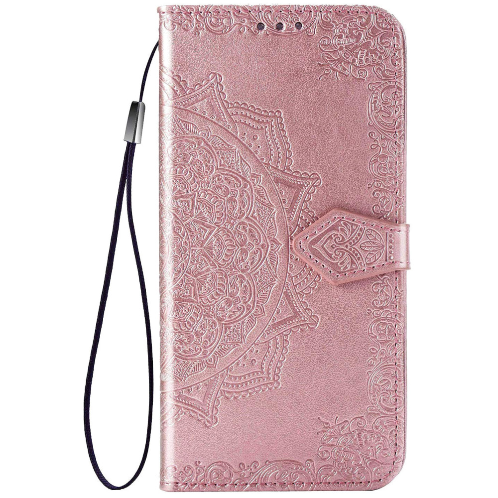 

Шкіряний чохол (книжка) Art Case з візитницею для TECNO Spark 6 (Рожевий)