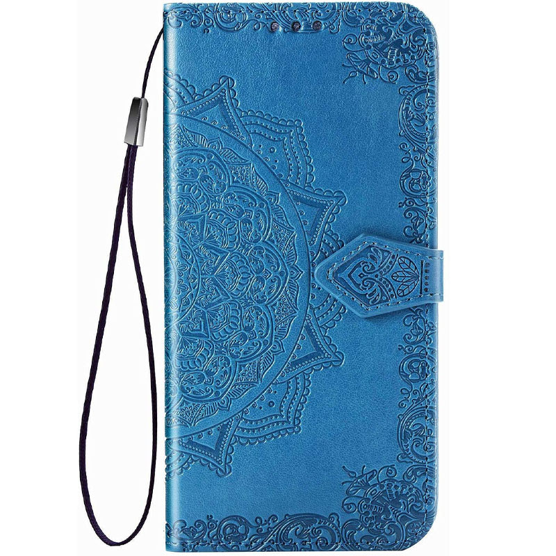 

Кожаный чехол (книжка) Art Case с визитницей для Xiaomi Mi 10 Lite Синий (154405)