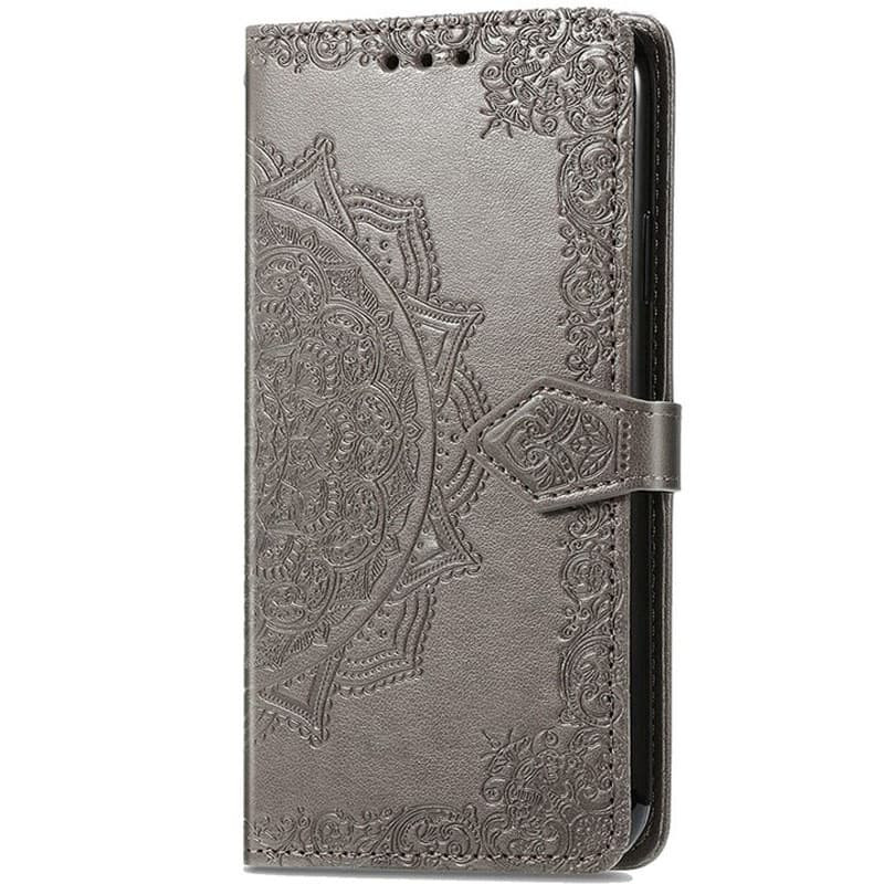 

Кожаный чехол (книжка) Art Case с визитницей для Xiaomi Poco X4 Pro 5G Серый (217085)