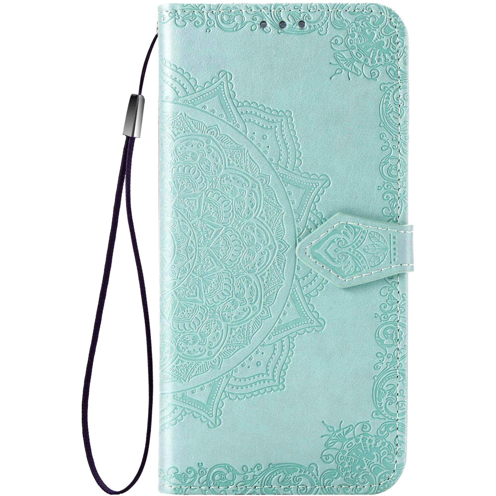 

Шкіряний чохол (книжка) Art Case з візитницею для ZTE Blade 20 Smart (Бірюзовий)