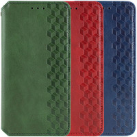 Кожаный чехол-книжка GETMAN Cubic (PU) для Motorola Moto G75 5G