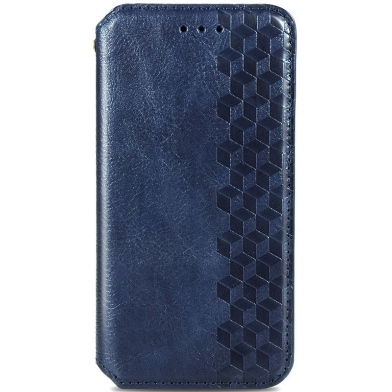 

Кожаный чехол книжка GETMAN Cubic (PU) для Samsung Galaxy A03s Синий (194190)