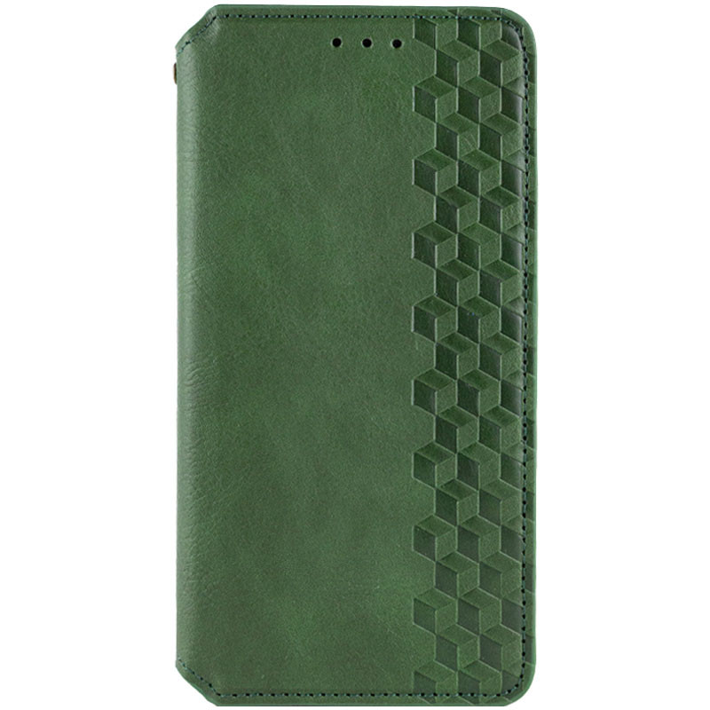

Шкіряний чохол книжка GETMAN Cubic (PU) для TECNO Spark 6 (Зелений)