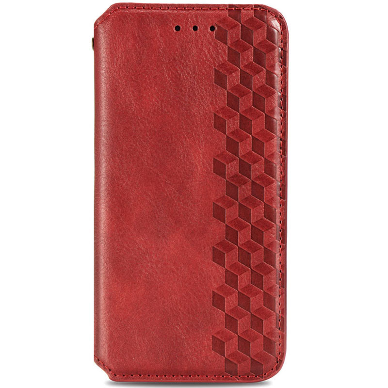 

Кожаный чехол книжка GETMAN Cubic (PU) для ZTE Blade A71 Красный (191207)