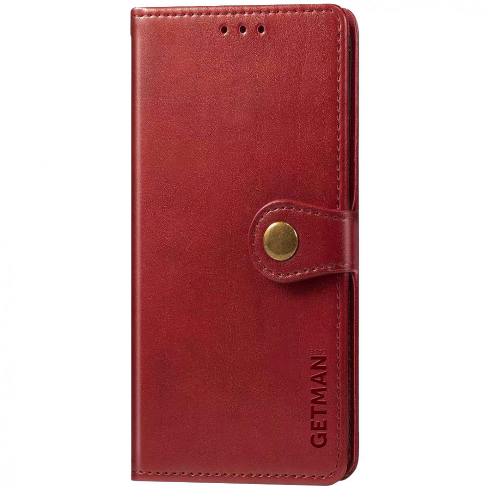

Шкіряний чохол книжка GETMAN Gallant (PU) для Realme 7 (Червоний)