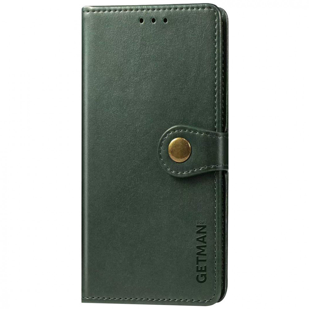 

Кожаный чехол книжка GETMAN Gallant (PU) для Samsung Galaxy A02 Зеленый (167272)