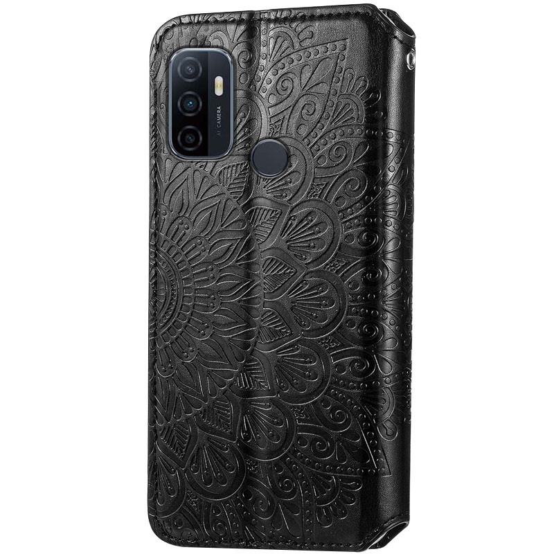 

Кожаный чехол книжка GETMAN Mandala (PU) для Oppo A53 Черный (167358)