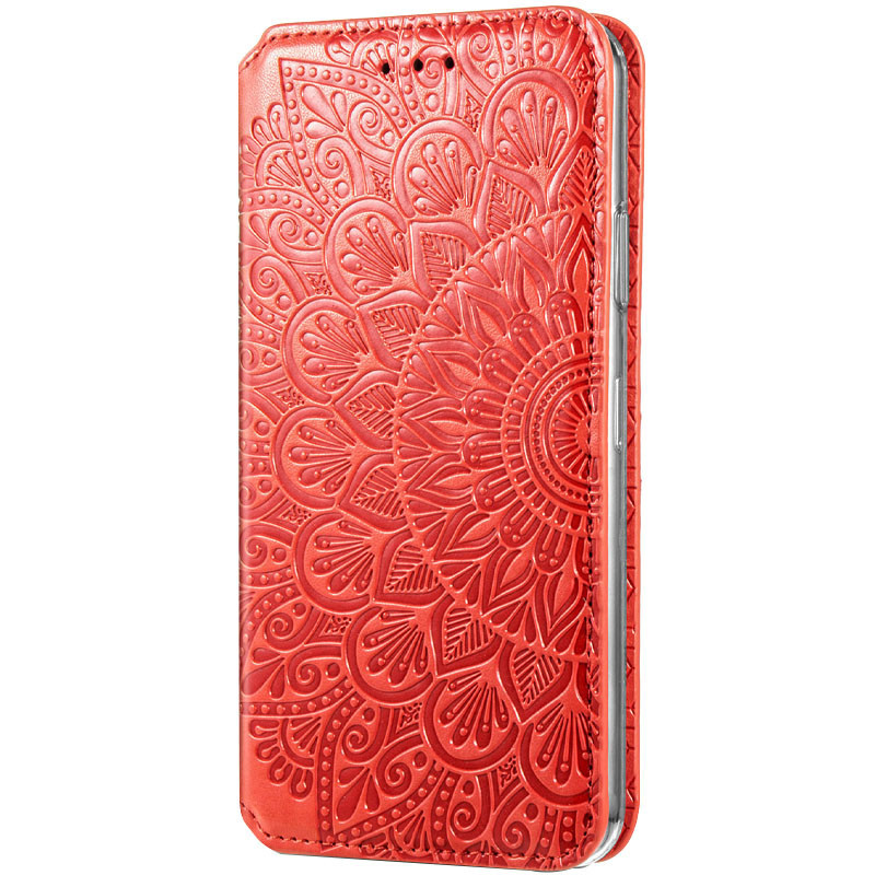 

Кожаный чехол книжка GETMAN Mandala (PU) для Samsung Galaxy A12 / M12 Красный (167369)