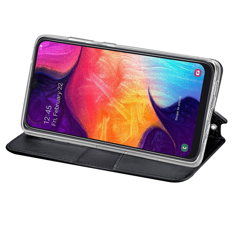 

Кожаный чехол книжка GETMAN Mandala (PU) для Samsung Galaxy A30s Черный (157531)
