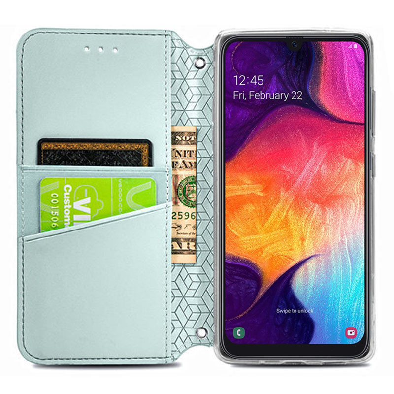 

Кожаный чехол книжка GETMAN Mandala (PU) для Samsung Galaxy A30s Серый (157528)