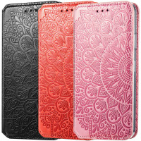Кожаный чехол книжка GETMAN Mandala (PU) для Xiaomi Redmi 9 Power