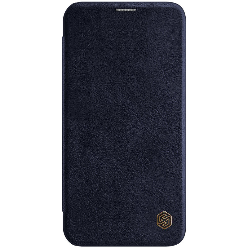 

Шкіряний чохол (книжка) Nillkin Qin Series для Apple iPhone 12 mini (Синій)