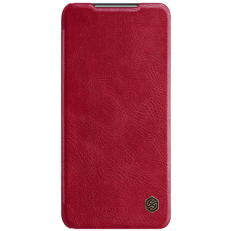 

Кожаный чехол (книжка) Nillkin Qin Series для Xiaomi Poco M3 Красный (159587)