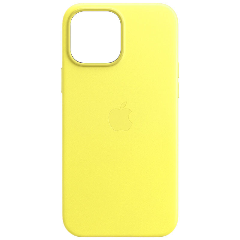 

Шкіряний чохол Leather Case (AA) для Apple iPhone 13 (6.1") (Yellow)