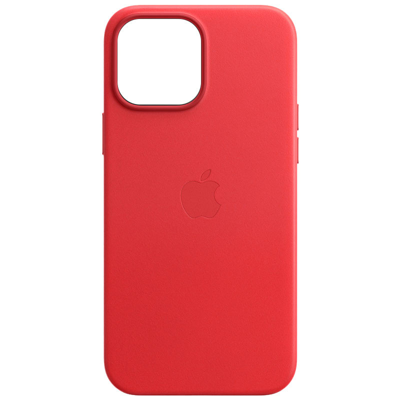 

Шкіряний чохол Leather Case (AA) для Apple iPhone 13 mini (5.4") (Crimson)