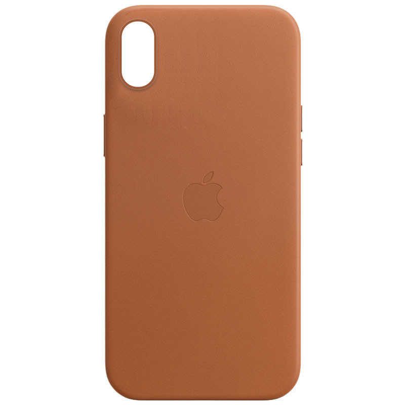 

Шкіряний чохол Leather Case (AA) для Apple iPhone XR (6.1") (Brown)