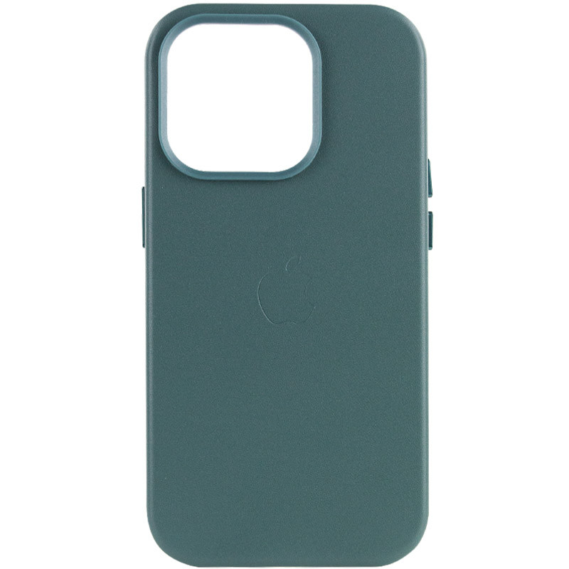 

Кожаный чехол Leather Case (AA Plus) with MagSafe для Apple iPhone 13 Pro (6.1") Pine green (225418)