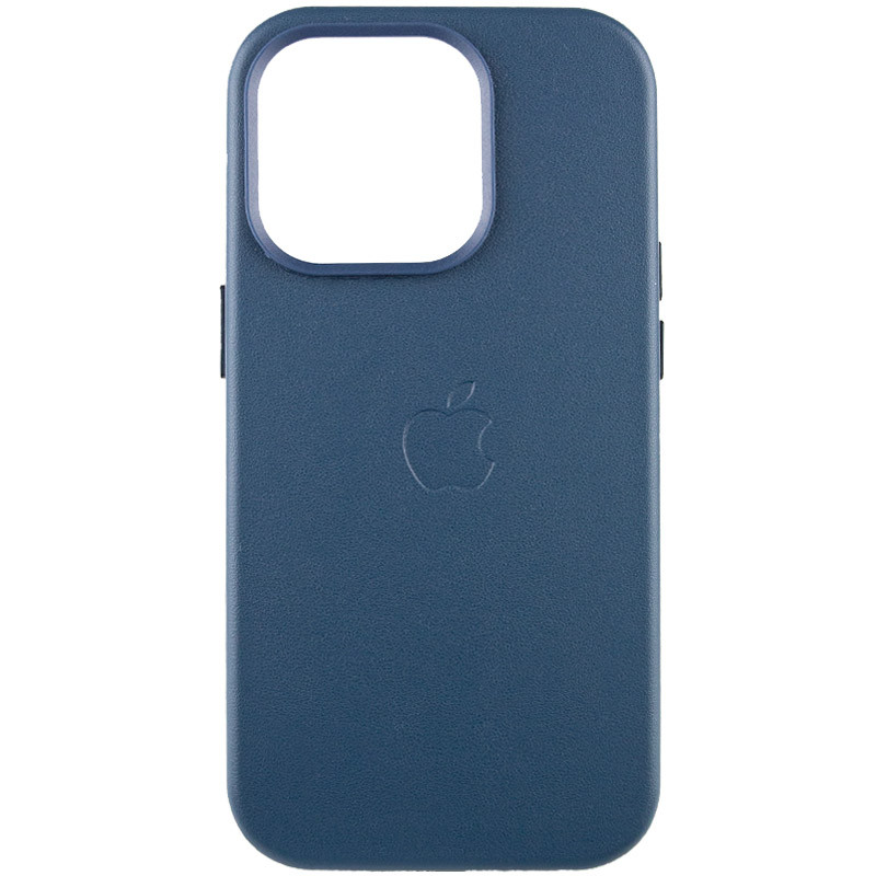 

Кожаный чехол Leather Case (AA Plus) with MagSafe для Apple iPhone 13 Pro Max (6.7") Indigo Blue (225372)