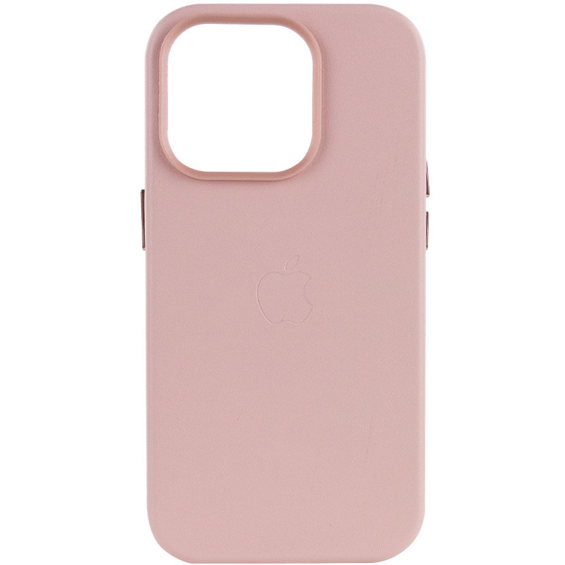 

Кожаный чехол Leather Case (AA Plus) with MagSafe для Apple iPhone 14 Pro Max (6.7") Sand Pink (225481)