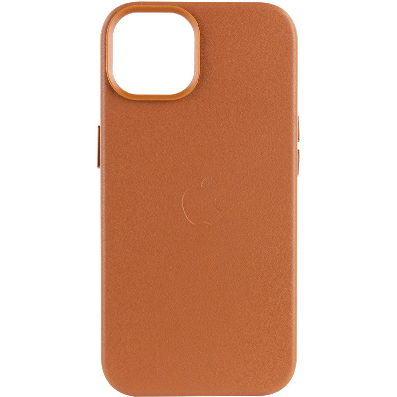 

Шкіряний чохол Leather Case (AA) with MagSafe для Apple iPhone 13 (6.1") (Brown)