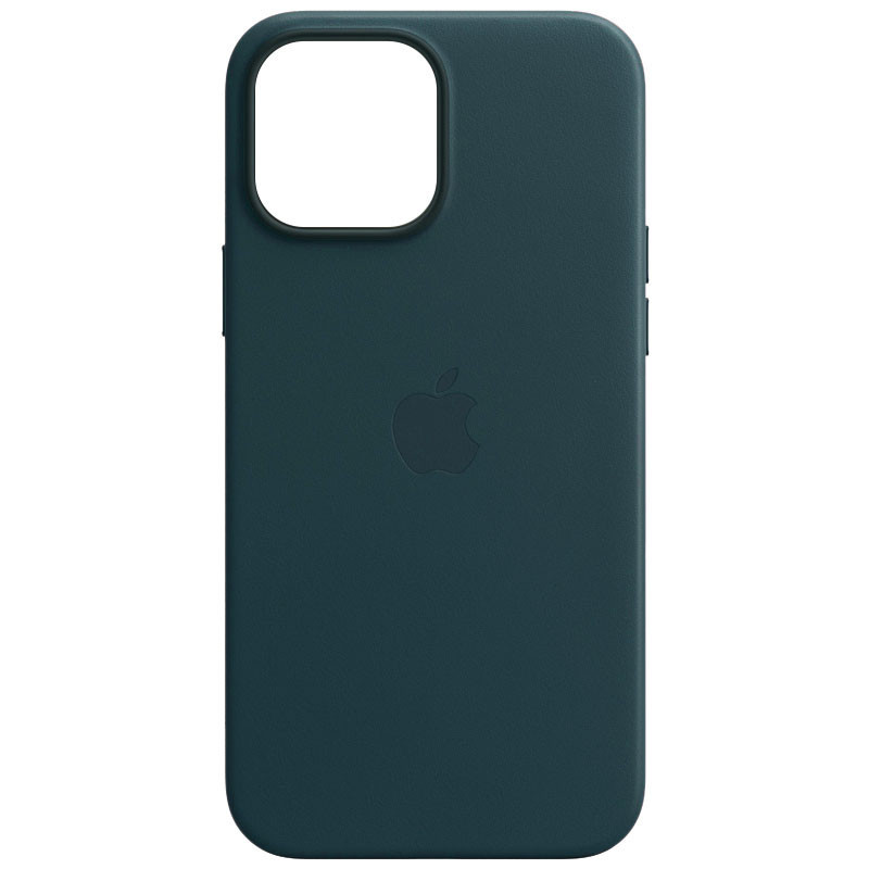 

Кожаный чехол Leather Case (AA) with MagSafe для Apple iPhone 13 Pro Max (6.7") Indigo Blue (216127)