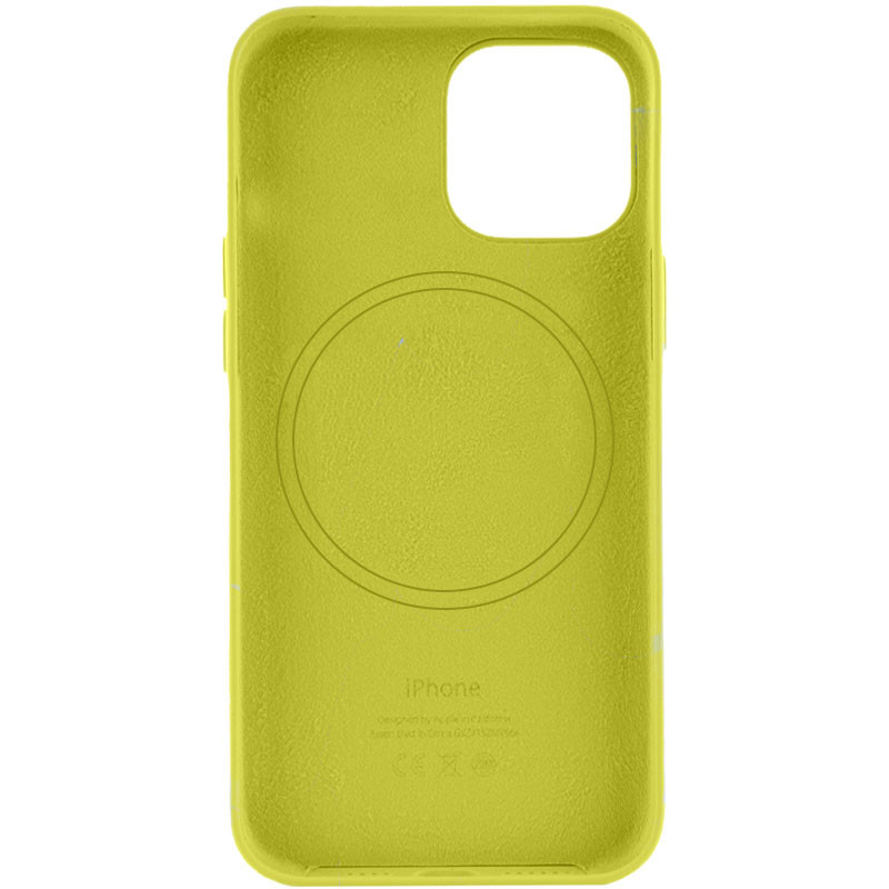

Кожаный чехол Leather Case (AA) with MagSafe для Apple iPhone 13 Pro Max (6.7") Yellow (216134)