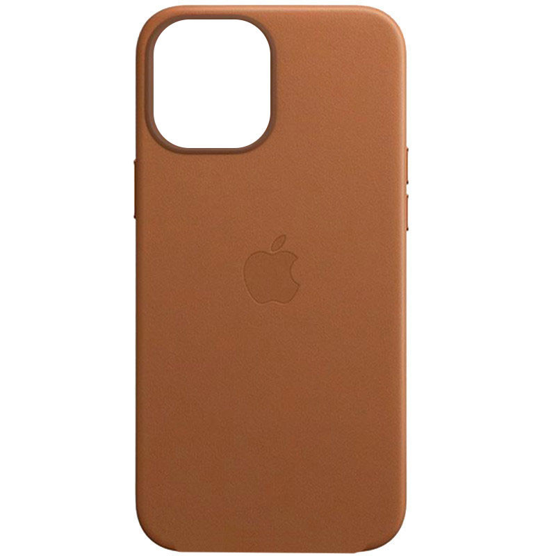 

Кожаный чехол Leather Case (AAA) для Apple iPhone 12 Pro / 12 (6.1") Brown (184156)