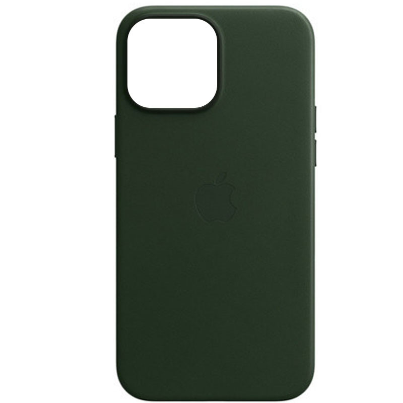 

Кожаный чехол Leather Case (AAA) для Apple iPhone 13 Pro Max (6.7") Зеленый / Sequoia Green (200563)