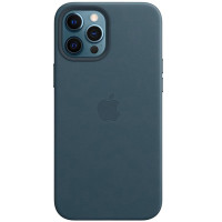 Шкіряний чохол Leather Case (AAA) with MagSafe для Apple iPhone 12 Pro (6.1'')