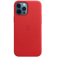 Шкіряний чохол Leather Case (AAA) with MagSafe для Apple iPhone 12 Pro (6.1'')