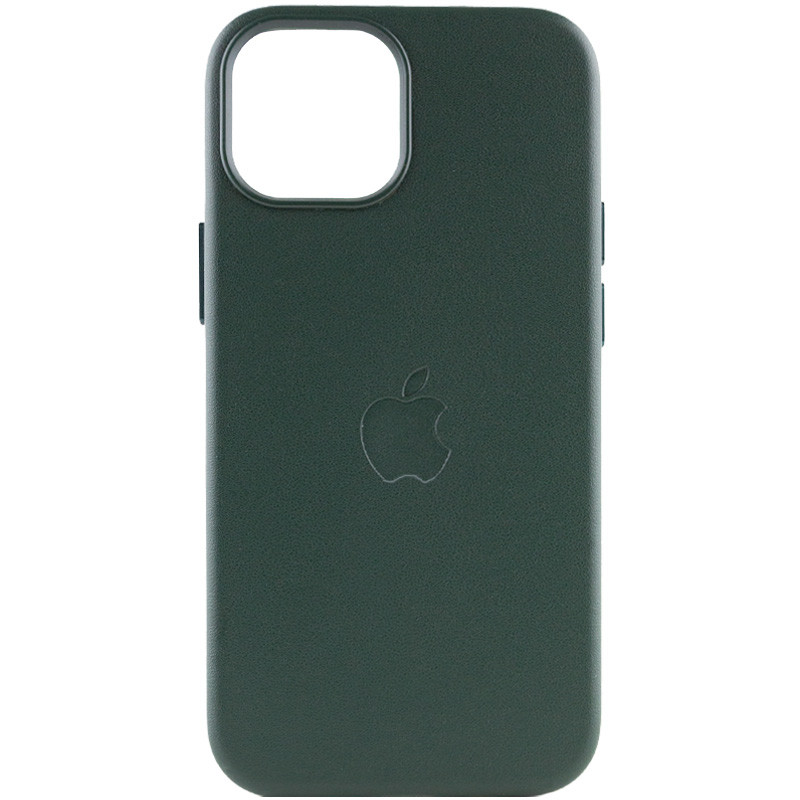 

Кожаный чехол Leather Case (AAA) with MagSafe для Apple iPhone 13 mini (5.4") Forest Green (247135)