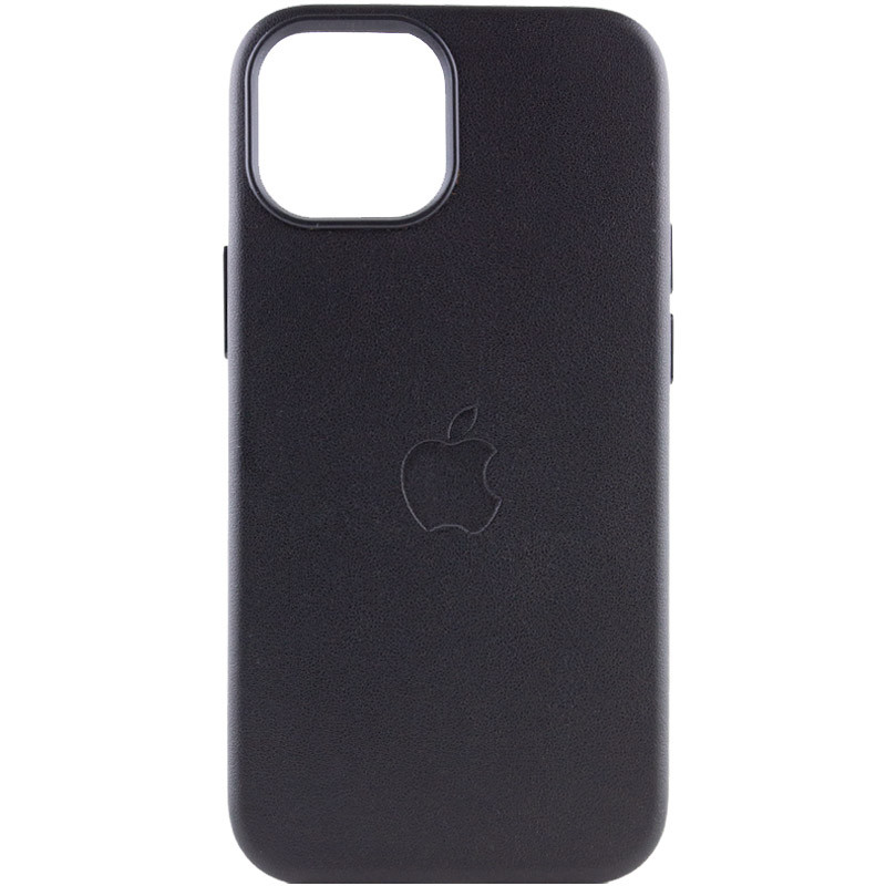 

Кожаный чехол Leather Case (AAA) with MagSafe для Apple iPhone 14 Plus (6.7") Midnight (247158)