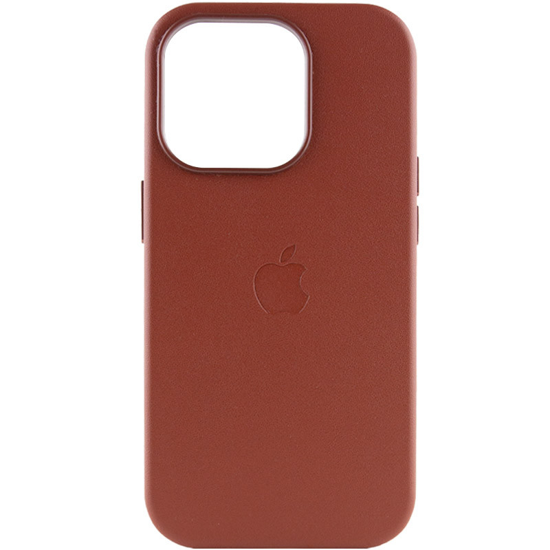 

Кожаный чехол Leather Case (AAA) with MagSafe для Apple iPhone 14 Pro (6.1") Umber (247168)