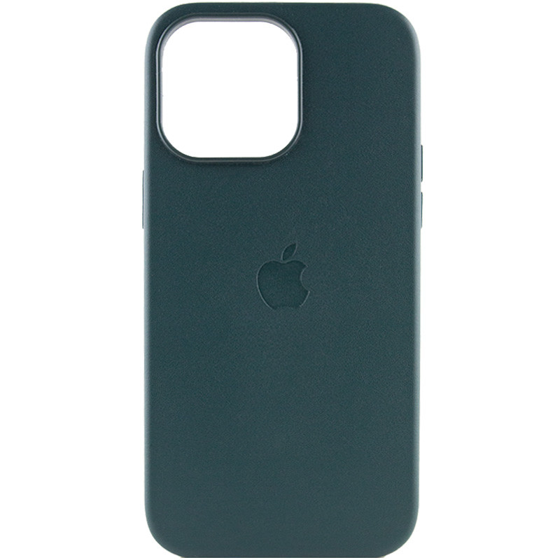 

Кожаный чехол Leather Case (AAA) with MagSafe для Apple iPhone 14 Pro Max (6.7") Forest Green (247171)