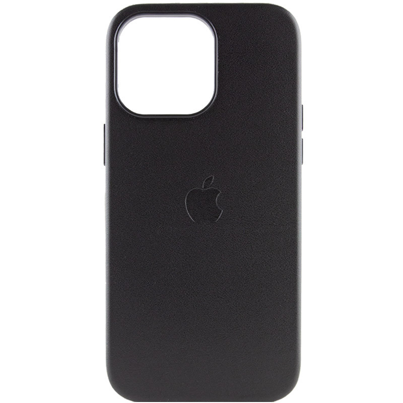 

Кожаный чехол Leather Case (AAA) with MagSafe для Apple iPhone 14 Pro Max (6.7") Midnight (247173)