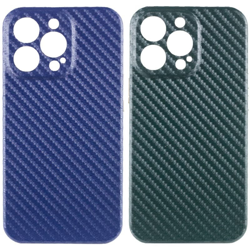 

Шкіряний чохол Leather Case Carbon series для Apple iPhone 13 Pro Max (6.7")
